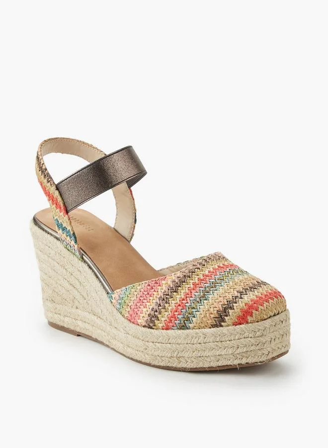 ببرمنة Women Wedge Heel Espadrille Sandals